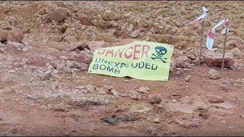 Disposal of Unexploded Ordnance by our SAF EOD Team