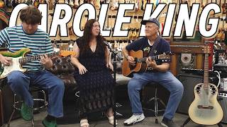 Carole King signed and owned 1978 Ovation Adamas I 1687-7 Reverse Blue Burst | Mitchell Turk