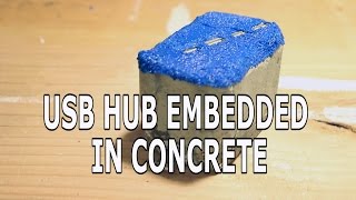 Usb Hub Embedded In Concrete Dedicated To Giaco Whatever