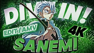 Sanemi Shinazugawa Dive In 4K Editamv Demon Slayer