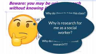 Week 1 What is social work research?