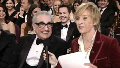 Ellen DeGeneres talks to Martin Scorsese in the au...