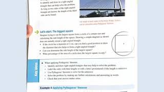 Pythagoras’ Theorem: Two dimensional problems