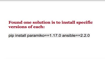 Ansible 2.2 on CentOS