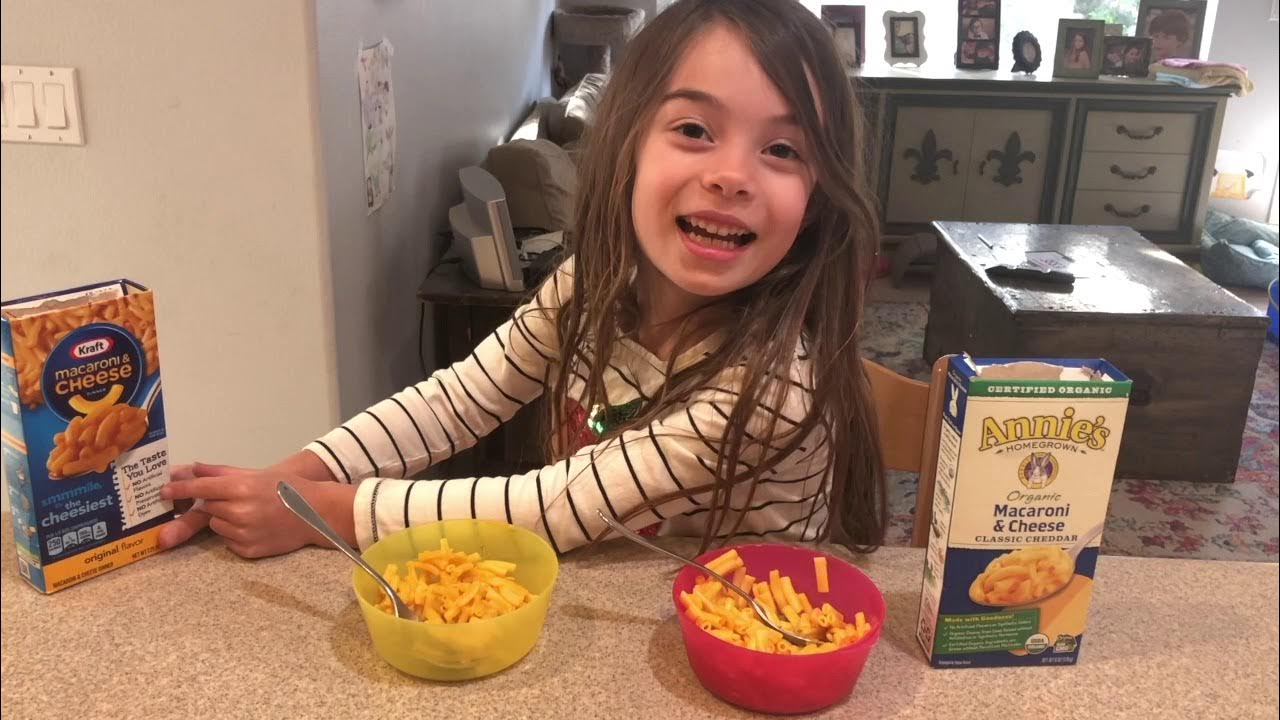 Kraft vs Annie's Mac & Cheese Taste Test kraft annies YouTube