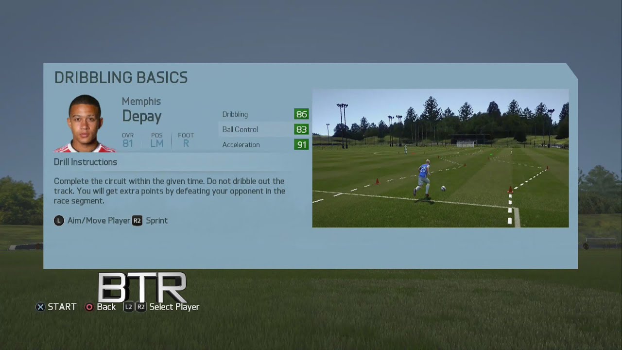 Fifa 16 Skill Games Basics Dribbling