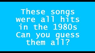 Test Your 80s Music Knowledge: Can You Name These Iconic Hits?