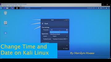 How To Change Date and Time in Kali Linux