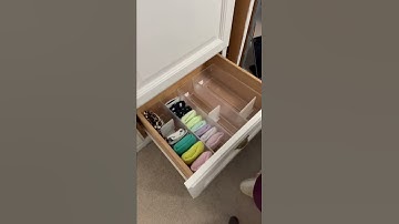 Sock drawer organisation #asmr #shorts #organization