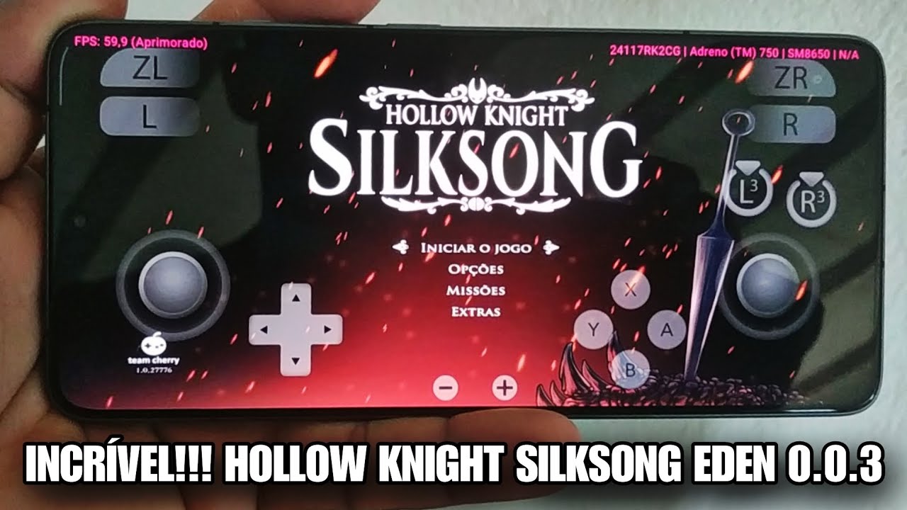 NOVO! HOLLOW KNIGHT SILKSONG NO EDEN EMULADOR ANDROID COMO CONFIGURAR ...