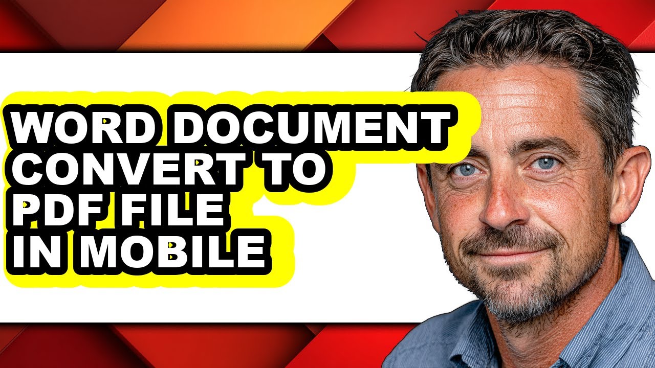 How to Word Document Convert to Pdf File in Mobile - Easy Guide