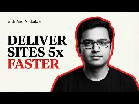 How to Deliver Web Projects 5x Faster Without Sacrificing Quality | Airo AI Builder Demo