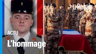 L'hommage au brigadier Alexandre Martin, 24 ans, tué au Mali