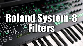 Roland System8 Filters Standard Vs System1 Vs Jupiter8 Vs Juno106