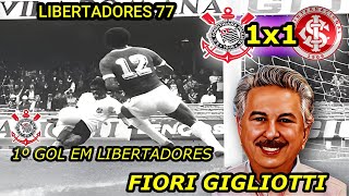 Corinthians' first goal in Libertadores FIORI GIGLIOTTI 1977