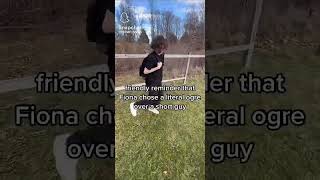 reminder, Fiona chose a ogre over a short guy #funnyshorts #snapchat #shorts #shrek screenshot 1