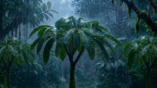 Listen to Rain Sounds on Tree Leaves in the Forest for Relaxation, Anxiety Relief & Deep Sleep