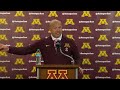 Press Conference: PJ Fleck Postgame vs. Michigan 2026