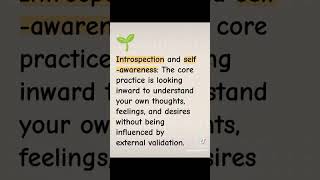 SELF - AWARENESS