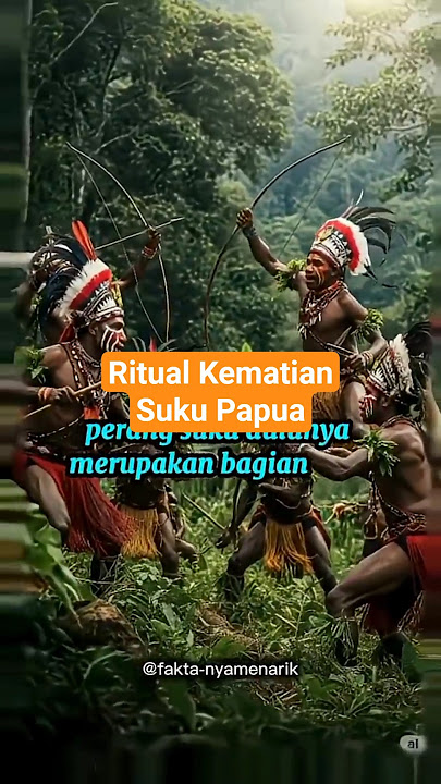 Perang antar suku dan ritual Kematian #faktaunik @fakta-nyamenarik #tradisiunik #papua #indonesia