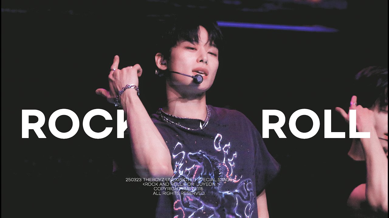 【4K】250323 THEBOYZ SPECIAL STAGE·ROCK AND ROLL·JUYEON FOCUS FANCAM 더보이즈 주연 직캠
