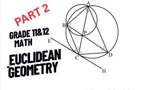 PART 2 (PROVING PARALLEL LINES). Grade 12 Euclidean Geometry | Exam Prep | Proofs &Tricks [CAPS/IEB]