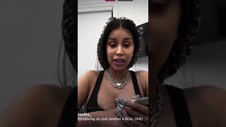 Cardi B randomly sings Espresso while dragging #celebritydrama #hiphopnews #viralvideo