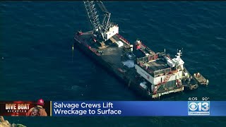 Salvage Crews Lift Conception Wreckage To Surface