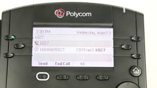 Polycom VVX 301 - Make a Call