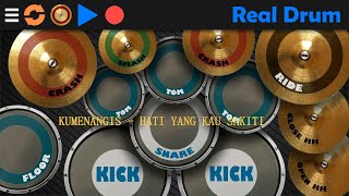 ROSA - HATI YANG KAU SAKITI - KUMENANGIS - REAL DRUM COVER