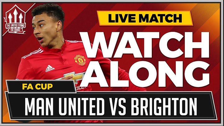 Manchester United vs Brighton with Mark Goldbridge Watchalong