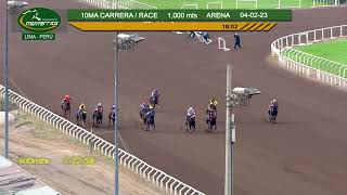 Hipódromo de Monterrico - 10ma Carrera 04 FEBRERO 23
