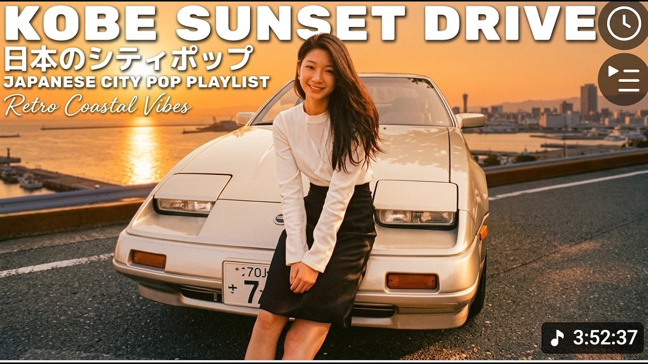 Kobe Sunset Drive – Coastal Retro Vibes 1 9 8 0 - 日本のシティ
