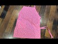 Sew a cross back apron with me | Cross Back Apron Tutorial