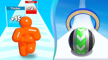 Tall Man Run Vs Sky Rolling Ball 3D Pro Max Level Walkthrough Gameplay iOS,Android Alltrailers GH6VU