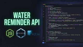 Build a Water Reminder Backend with Node.js & SQLite (Complete Tutorial)