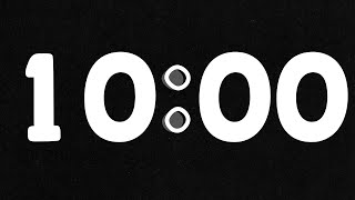 10 Minute Black & White Themed Timer