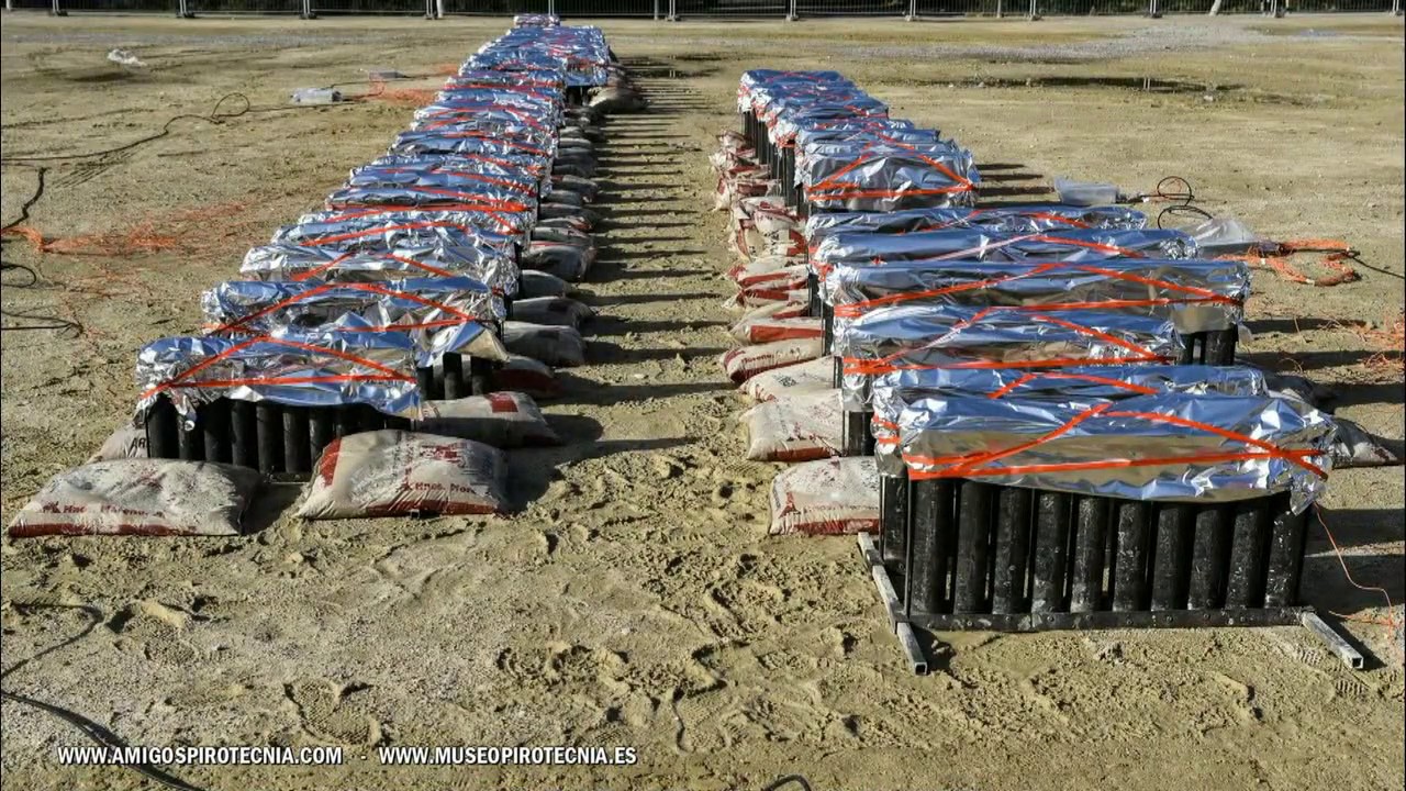 HD MASCLETA NIT DE L ESPOLI PATROCINA AMSTEL ESPAÑA PIROTECNIA RICARDO CABALLER RICASA FALLAS 2017