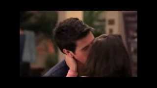 Big Time Rush Logan and Camille Kiss