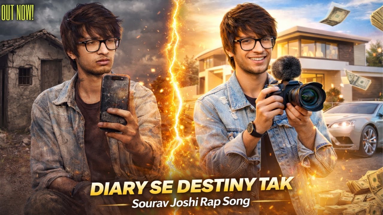 Diary Se Destiny Tak – Sourav Joshi | Struggle To Success Rap Song😱🔥 || @souravjvlogs