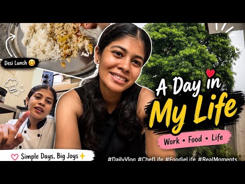 Chef Life 🍽️ + Ghar ki Shaanti 🏡 = Perfect Day ❤️#youtube #vlog #dailyvlog #video 