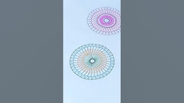 Spiral Pattern #satisfying #relaxing #spirograph #youtubeshorts #shorts #drawing #skills #art #asmr