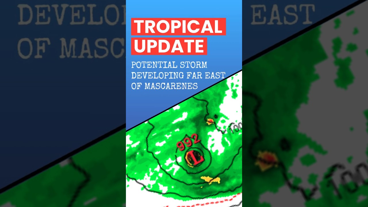 Tropical Cyclone Potential well East of Mauritius, Rodrigues & Réunion... #weather #cyclone