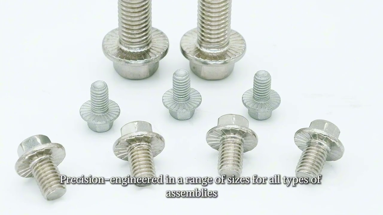 Hex flange bolts: Built to lock in tight, stand firm against vibration, and keep connections strong.