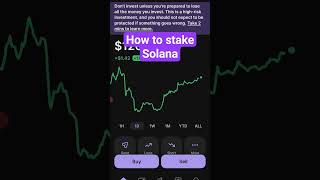 How to stake solana on phantom wallet