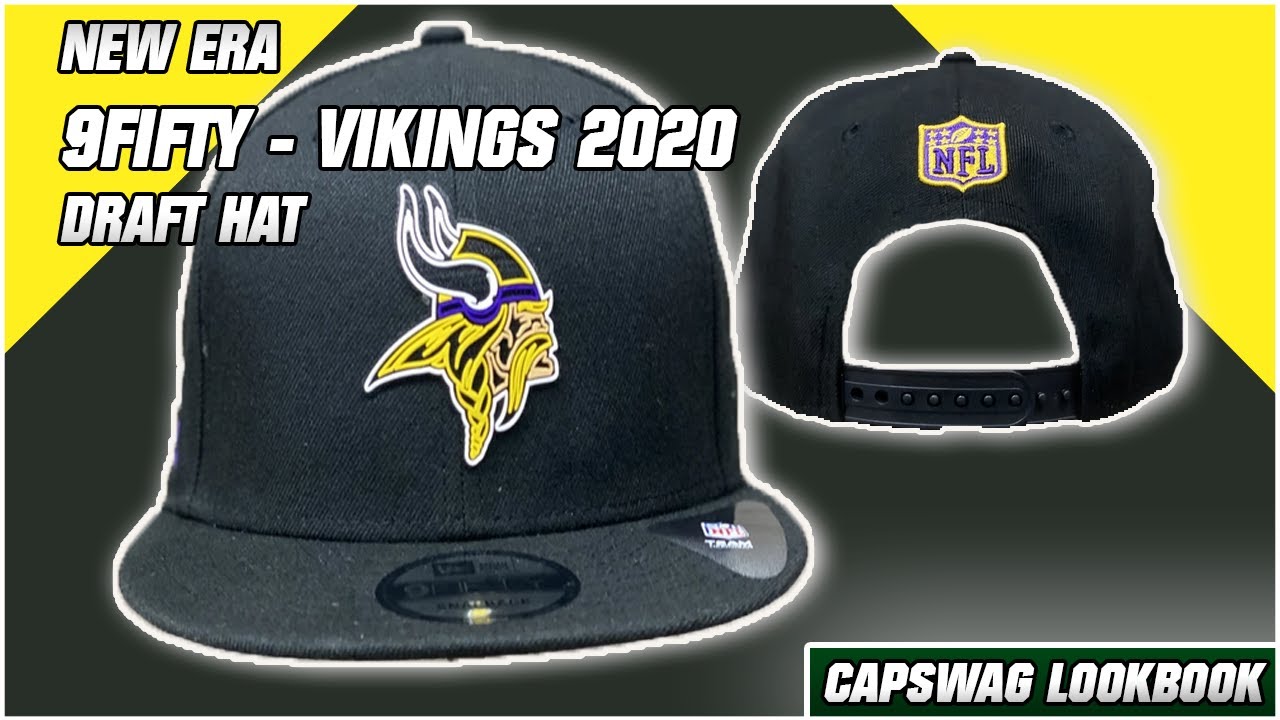 2020 NFL Draft Vikings Snapback Hat | 2020 Draft Vikings 9Fifty Snap Cap 