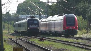 Trains at Neufahrn Station | International & Regional Express Trains + Commuter Trains