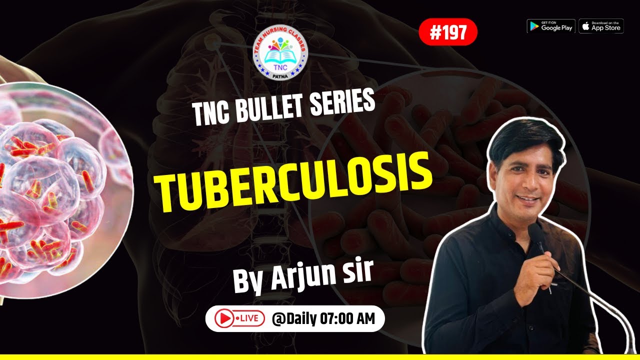 Tuberculosis || TNC Bullet Series # 197 || Most Important Topic || Daily 7.00 AM || NURSING EXAM