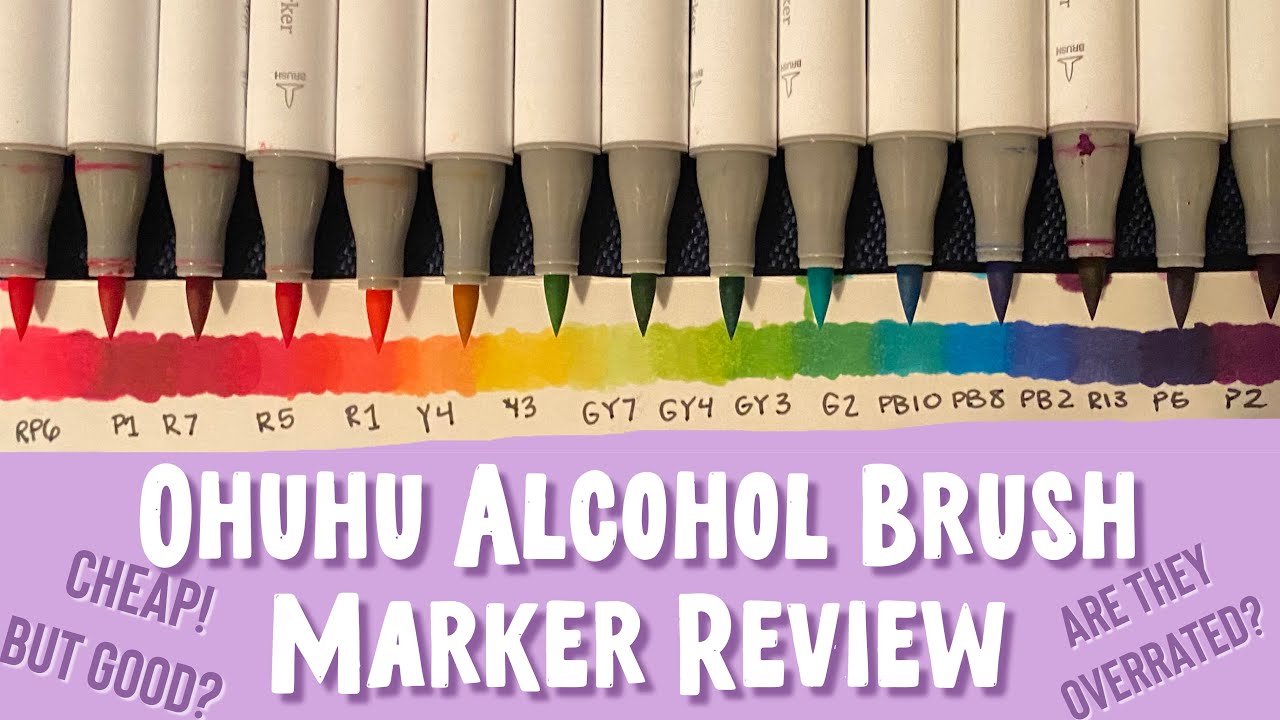 The CHEAPEST Alcohol-Based Markers! (Ohuhu Marker Review