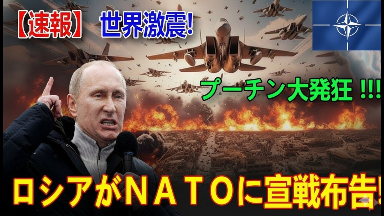 世界激震!ロシアがNATOに宣戦布告! 欧州で最悪シナリオ急浮上! 第三次世界大戦リスク急拡大!